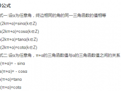 誘導(dǎo)公式：什么是誘導(dǎo)公式，誘導(dǎo)公式匯集！